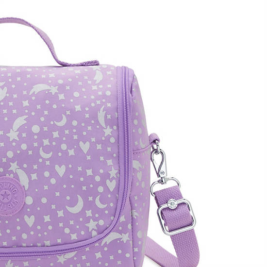 Kipling New Kichirou Printed Lunch Bag Väska Lila | SE 1280KO